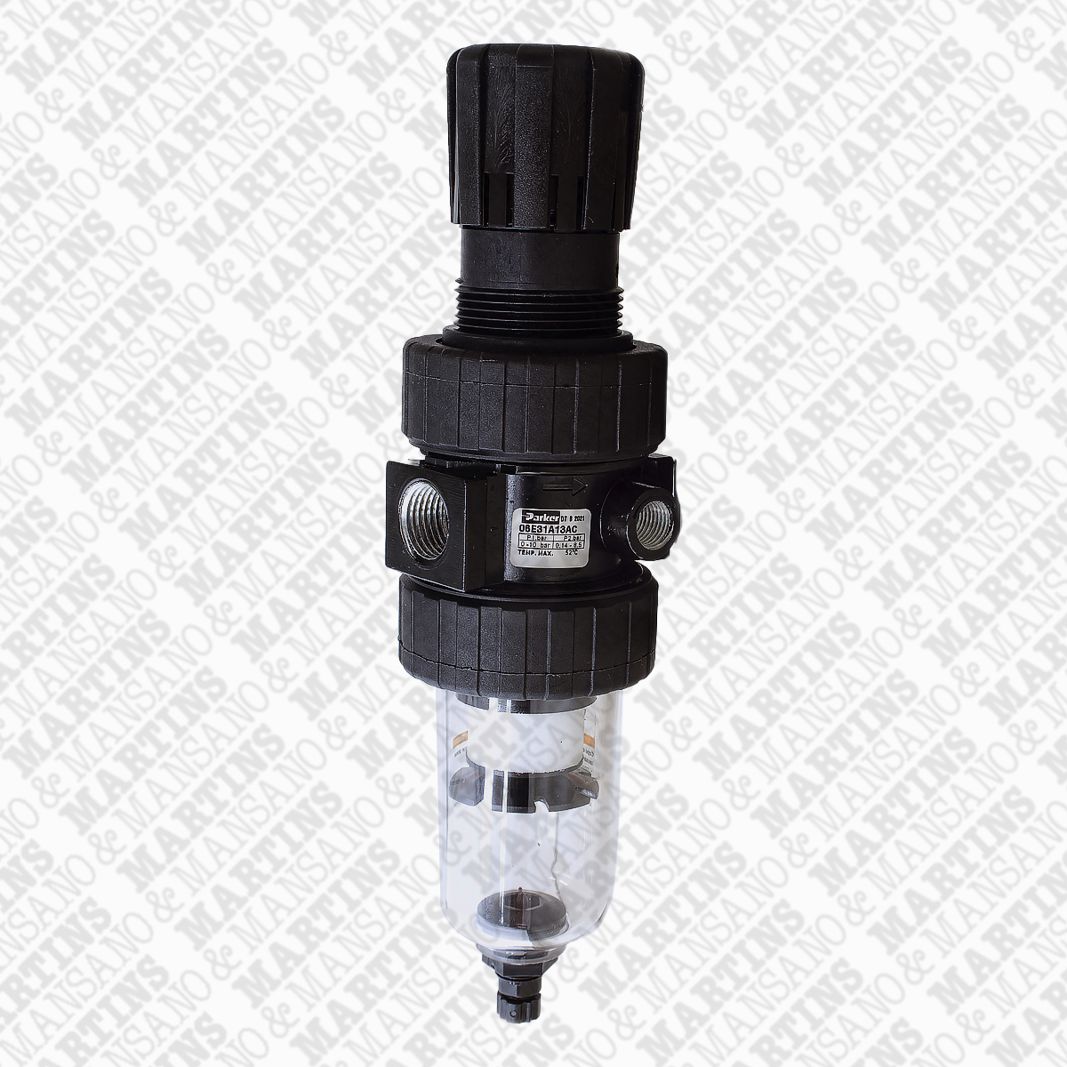 06E31A13AC - Filtro Regulador de pressão (REFIL) com dreno manual R 1/2" NPT - Imagem 2