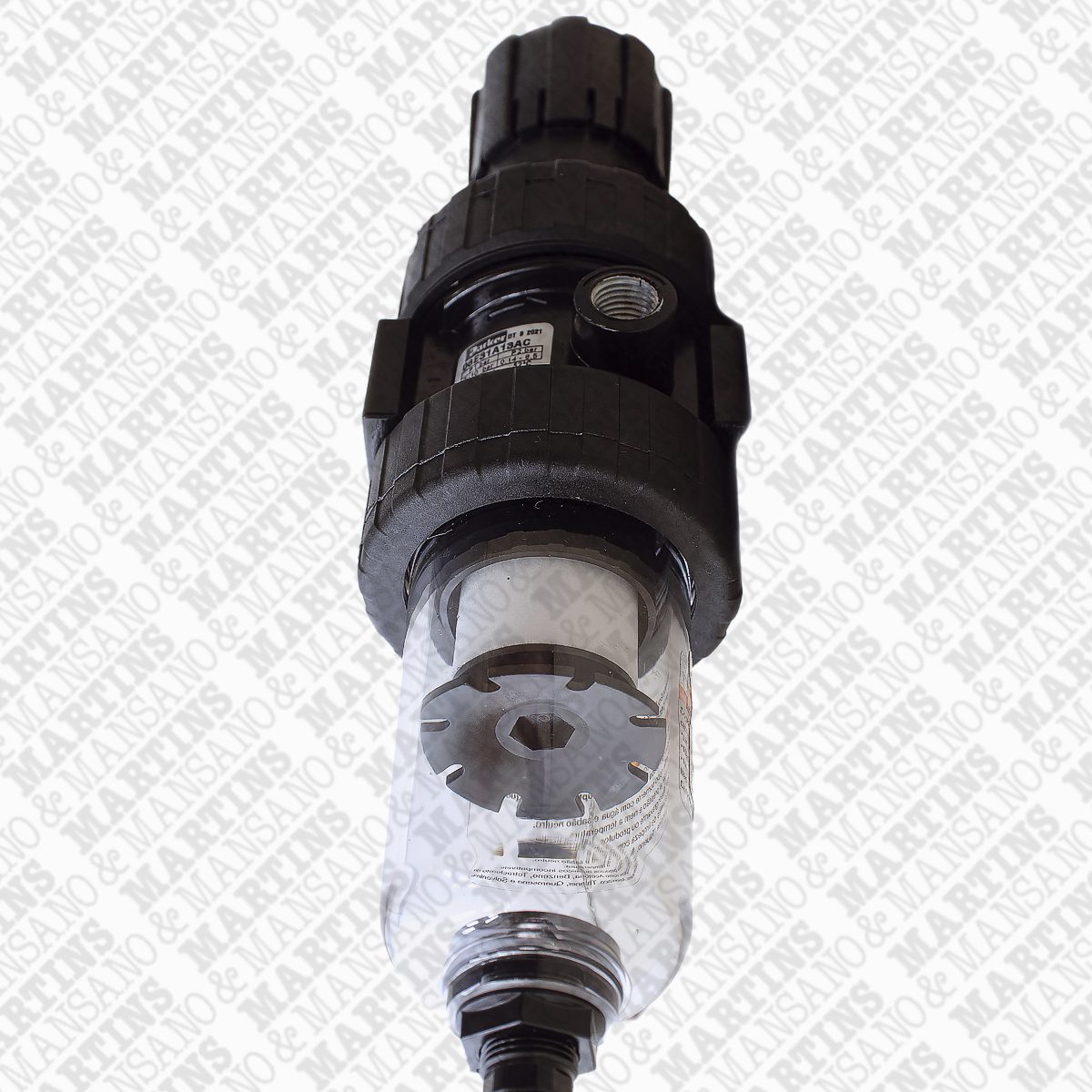 06E31A13AC - Filtro Regulador de pressão (REFIL) com dreno manual R 1/2" NPT - Imagem 4