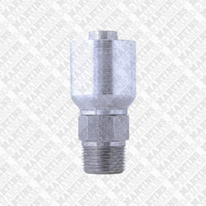 101431212 - Terminal reto serie 43 macho fixo 3/4" NPT X mangueira 3/4"