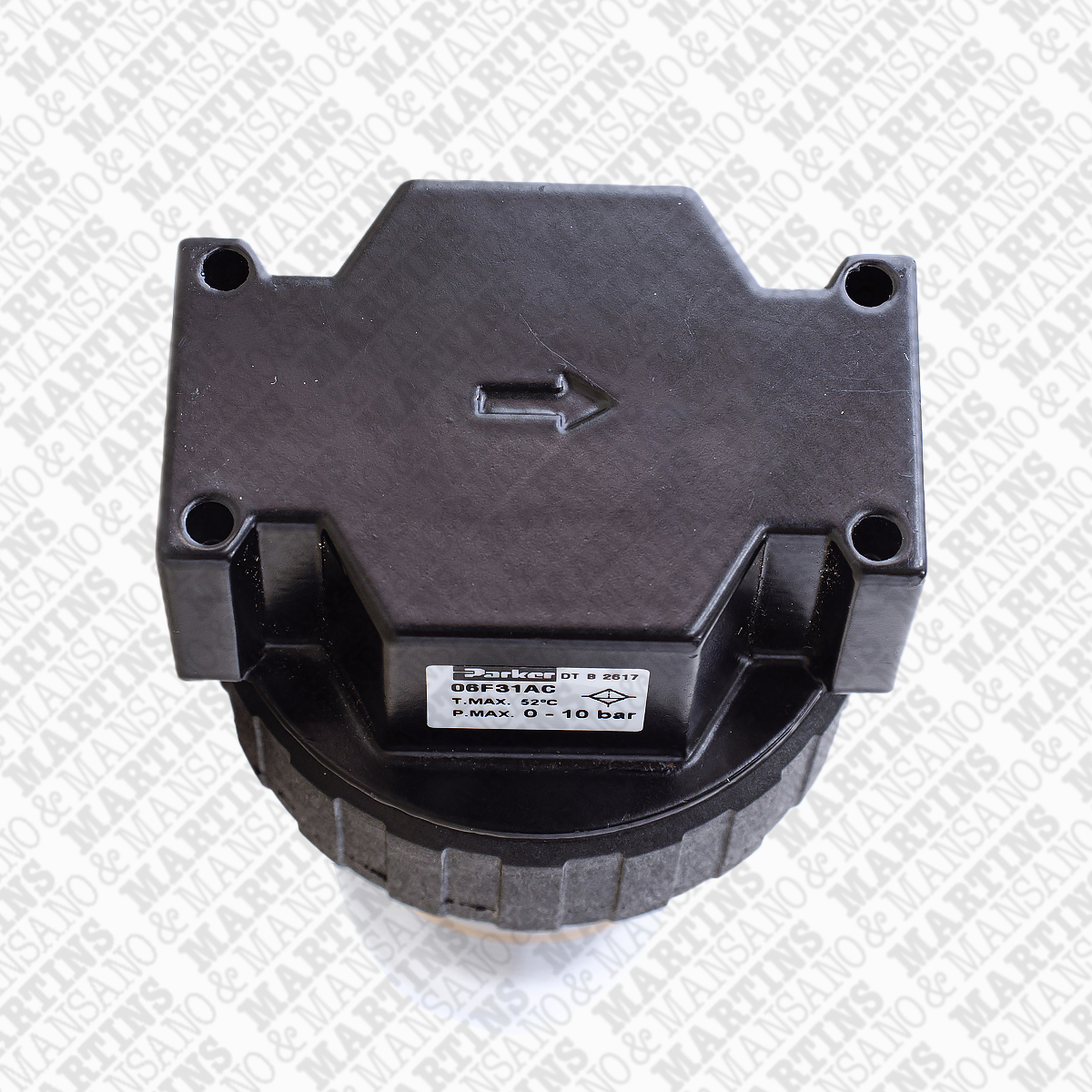 06F31AC - Filtro série 06F, elemento 40 microns R 1/2" NPT e copo com dreno manual - Imagem 2