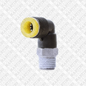 FSE081/4N - Conexão 90° para tubo de 8mm X R 1/4" BSPT