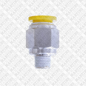 FSC101/8N - Conexão reta para tubo de 10 mm R 1/8" BSPT