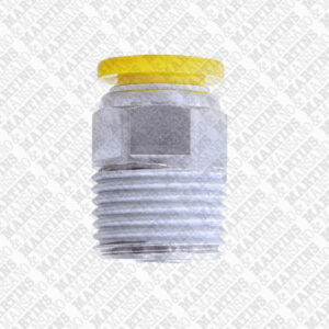 FSC121/2N - Conexão reta para tubo de 12 mm R 1/2" BSPT
