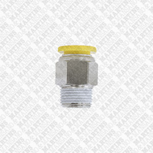 FSC123/8N - Conexão reta para tubo de 12 mm R 3/8" BSPT
