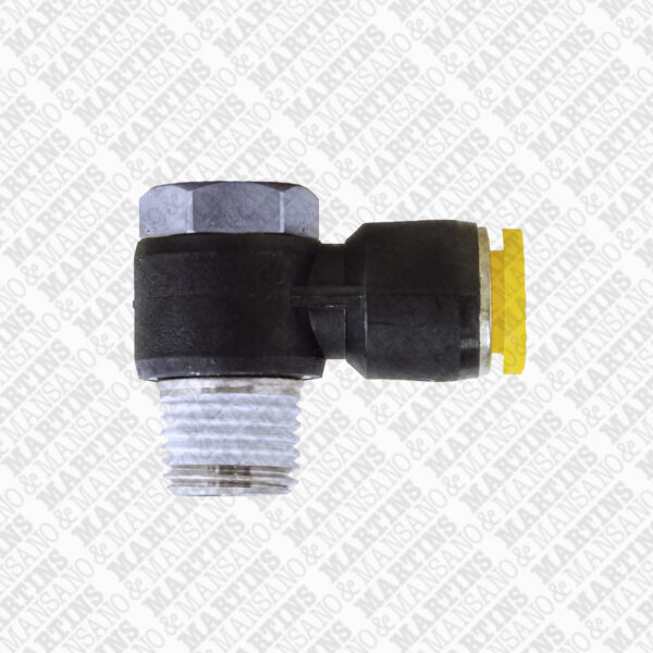 FSES081/4N - Conexão 90° tipo banjo para tubo de 8 mm R 1/4" BSPT - Imagem 2
