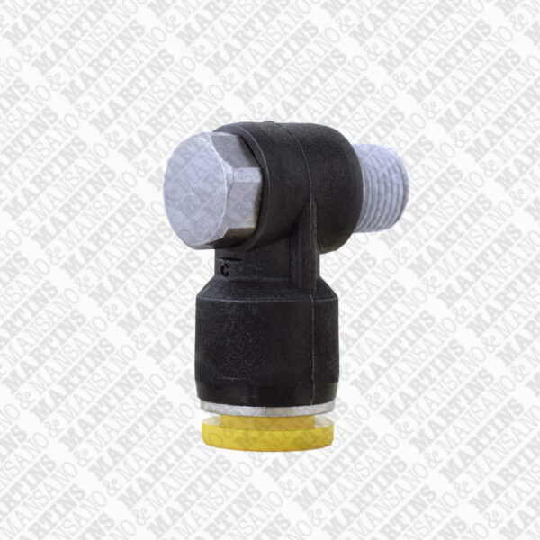FSES081/8N - Conexão 90° tipo banjo para tubo de 8 mm R 1/8" BSPT - Imagem 3