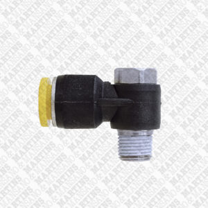 FSES081/8N - Conexão 90° tipo banjo para tubo de 8 mm R 1/8" BSPT