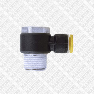 FSES101/2N - Conexão 90° tipo banjo para tubo de 10 mm R 1/2" BSPT
