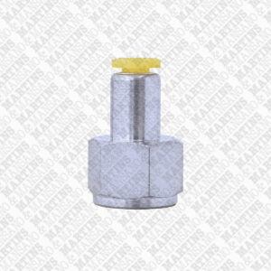 FSF04G1/4 - Conexão reta para tubo de 4mm com rosca fêmea de 1/4" BSPP