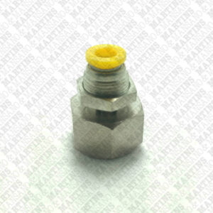 FSFP06G3/8 - Conexão para painel reta para tubo de 6mm com rosca fêmea de 3/8" BSPP