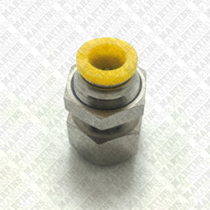 FSFP08G1/8 - Conexão para painel reta para tubo de 8mm com rosca fêmea de 1/8" BSPP