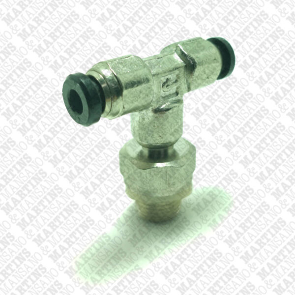 FST04G1/8 - Conexão em T para tubo de 4 mm com rosca central de 1/8" BSPP - Imagem 2