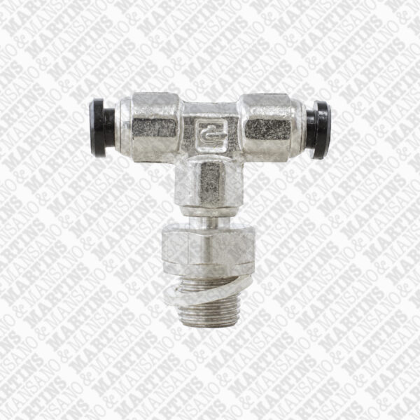 FST04G1/8 - Conexão em T para tubo de 4 mm com rosca central de 1/8" BSPP - Imagem 3