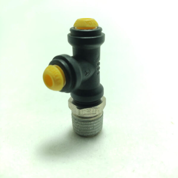 FSTL041/4N - Conexão em T para tubo de 4 mm com rosca lateral de 1/4" BSPT