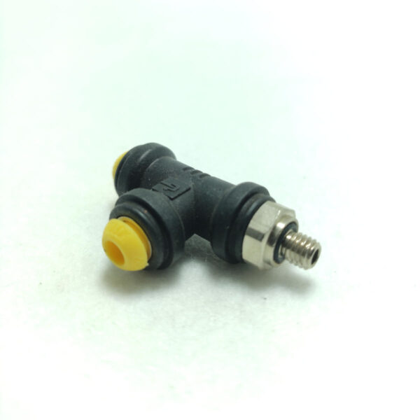 FSTL04M5N - Conexão em T para tubo de 4 mm com rosca lateral M5