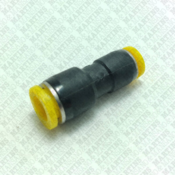 FUER0806 - União reta redutora para tubo de 8 mm para 6 mm