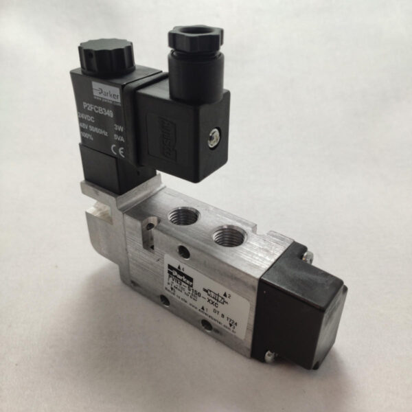 PVN3515049C - Válvula PVN solenoide/mola 24 VCC 5/2 vias R 1/4″ NPT