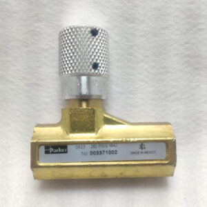 003371002 - Válvula reguladora de fluxo R 3/8 NPT, 0 a 250 PSI, corpo latão