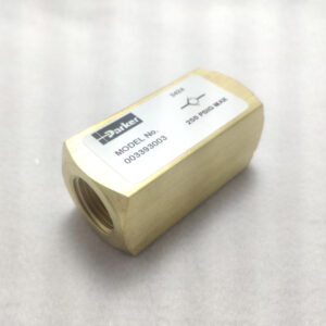 003393003 - Válvula de retenção R 1/2 NPT, 0 a 250 PSI, corpo latão