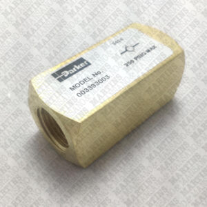 003393003 - Válvula de retenção R 1/2 NPT, 0 a 250 PSI, corpo latão