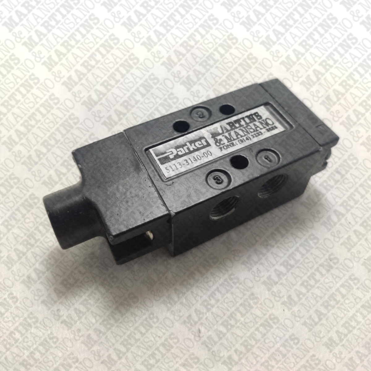 5113314000 - Válvula miniatura NI 3/2 vias piloto/mola montagem lateral rosca 1/8" NPT - Imagem 2