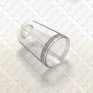 63280008 - Copo policarbonato  sem dreno para filtro/refil