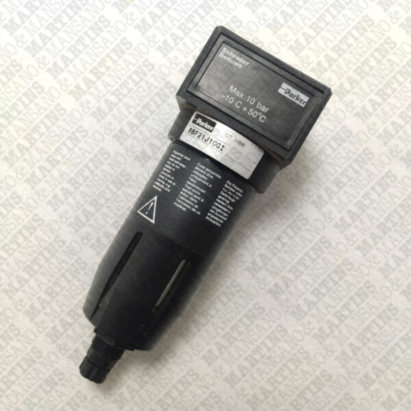 8BF21J10GI - Filtro Parker Econoline elemento 5 microns, rosca 1/4" BSP com dreno manual - Imagem 2