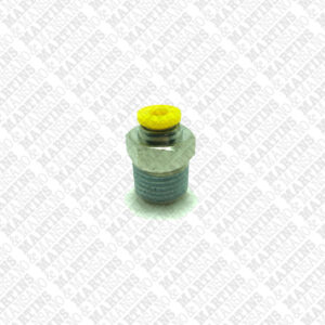 FSC041/4N - Conexão reta para tubo de 4 mm R 1/4" BSPT