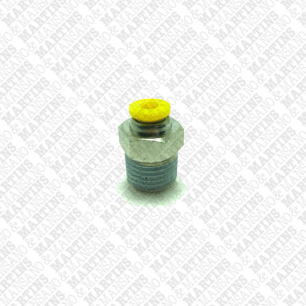 FSC041/4N - Conexão reta para tubo de 4 mm R 1/4" BSPT