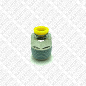 FSC081/2N - Conexão reta para tubo de 8 mm R 1/2" BSPT
