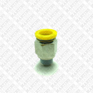 FSC101/4N - Conexão reta para tubo de 10 mm R 1/4" BSPT