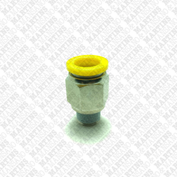 FSC101/4N - Conexão reta para tubo de 10 mm R 1/4" BSPT