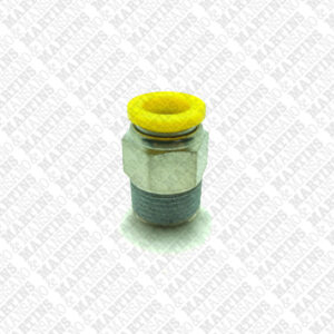 FSC103/8N - Conexão reta para tubo de 10 mm R 3/8" BSPT
