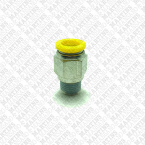 FSC121/4N - Conexão reta para tubo de 12 mm R 1/4" BSPT