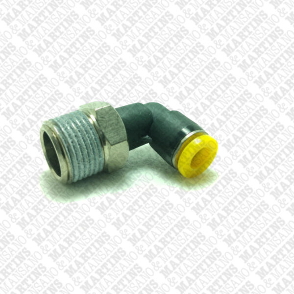 FSE063/8N - Conexão 90° para tubo de 6 mm R 3/8" BSPT - Imagem 2