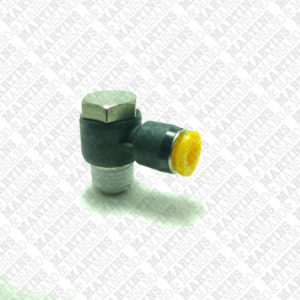 FSES061/4N - Conexão 90° tipo banjo para tubo de 6 mm R 1/4" BSPT