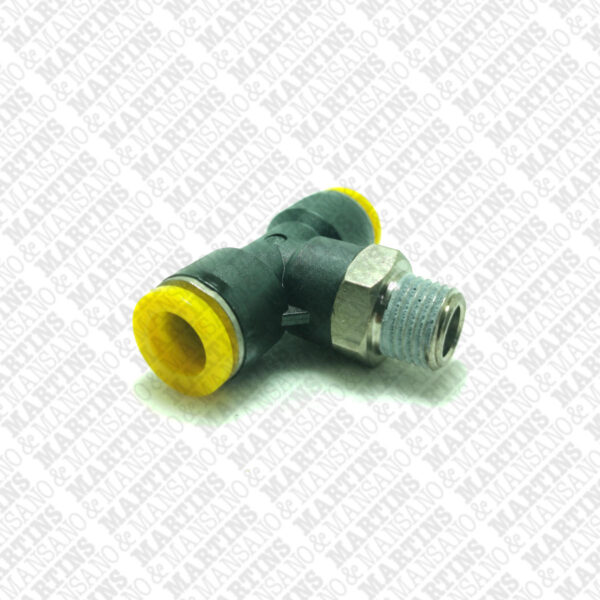 FST101/4N - Conexão em T para tubo de 10 mm com rosca central de 1/4" BSPT - Imagem 2