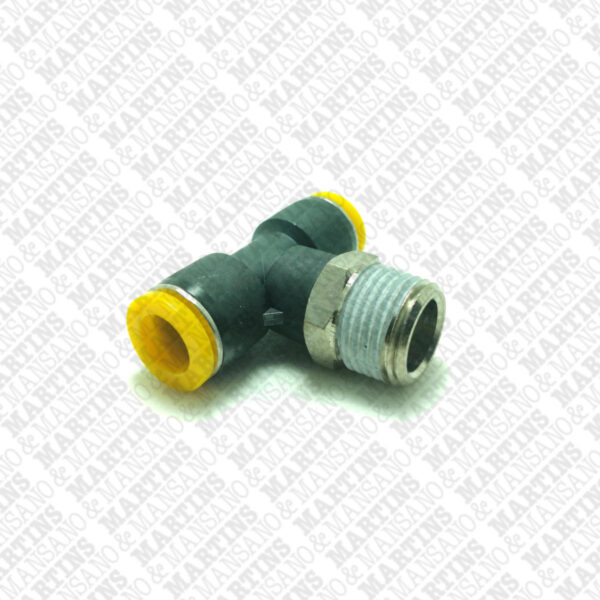 FST121/2N - Conexão em T para tubo de 12 mm com rosca central de 1/2" BSPT - Imagem 2