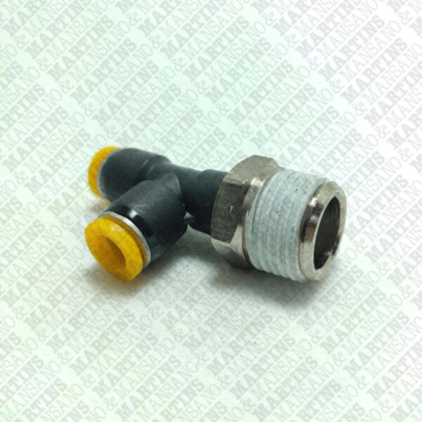 FSTL081/2N - Conexão em T para tubo de 8 mm com rosca lateral de 1/2" BSPT - Imagem 2