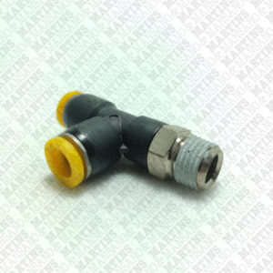 FSTL081/4N - Conexão em T para tubo de 8 mm com rosca lateral de 1/4" BSPT