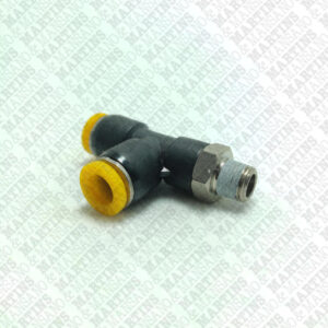 FSTL081/8N - Conexão em T para tubo de 8 mm com rosca lateral de 1/8" BSPT