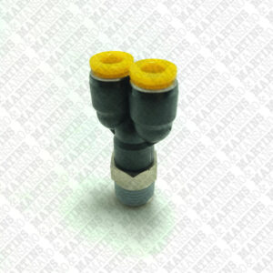 FSY061/4N - Conexão em y para tubo de 6 mm R 1/4" BSPT