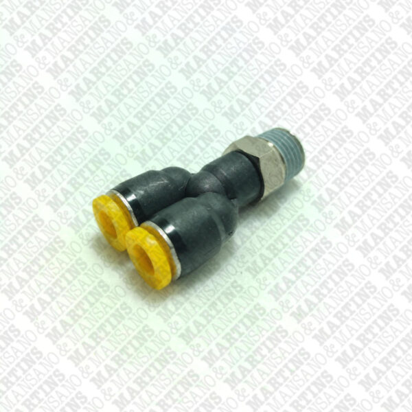 FSY061/4N - Conexão em y para tubo de 6 mm R 1/4" BSPT - Imagem 2