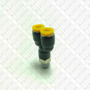 FSY061/8N - Conexão em y para tubo de 6 mm R 1/8" BSPT
