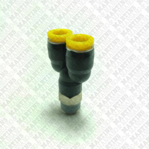 FSY081/4N - Conexão em y para tubo de 8 mm R 1/4" BSPT