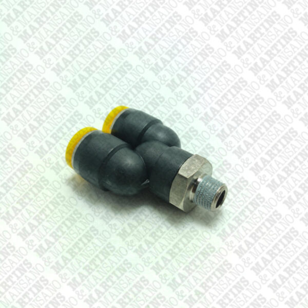 FSY101/8N - Conexão em y para tubo de 10 mm R 1/8" BSPT - Imagem 2