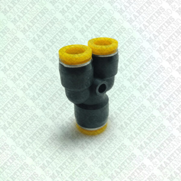 FUYR1008 - União redutora em Y para tubo de 10 mm para 8 mm - Imagem 2