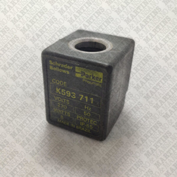 K593711 - Bobina serie K593 para voltagem de 220 VDC 50Hz