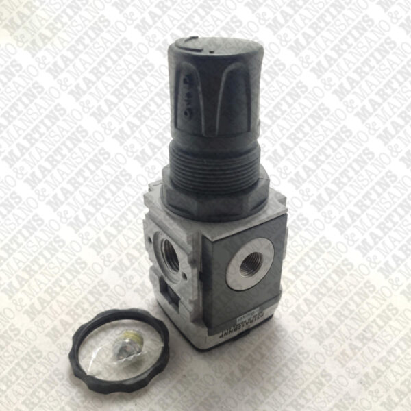 P31RA12BNNP - Regulador de pressão série global rosca 1/4 BSPP pressão ajuste 1 a 8 bar sem manômetro