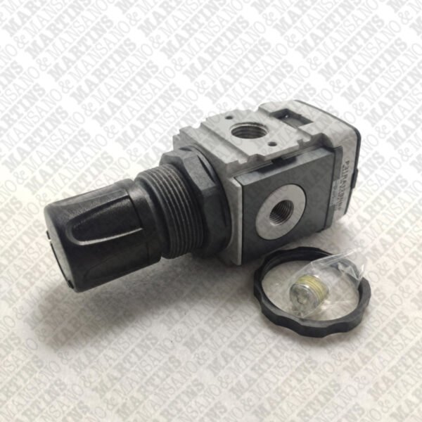 P31RA12BNNP - Regulador de pressão série global rosca 1/4 BSPP pressão ajuste 1 a 8 bar sem manômetro - Imagem 2